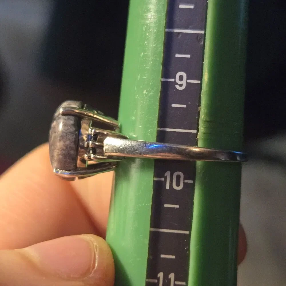 STS Jewels vintage sterling silver ring sz 9.5